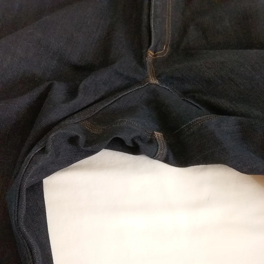 SOLD Duluth Trading NWOT Men's Indigo Ballroom Double Flex Slim Fit Jeans 36x32 - Picture 12 of 14